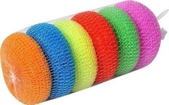 Cleaning Plastic Cleaning Scrubber Kitchen Dish Pot Pan Washing Nylon Jaali 12Pc