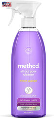Method Dye-Free All-Purpose Cleaner Spray, French Lavender – Cuts Grease & Grime