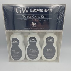 GW Gardner White Total Care Cleaning Kit Luxe Care Brand New
