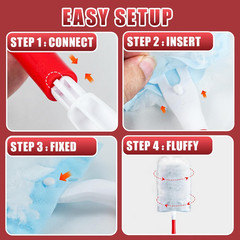 Swiffer Duster Refills, 30 Heavy Duty Microfiber Cloths, 360° Dusting Kit