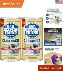 All Purpose Powder Cleanser 2 x 12 oz: Effective Bathroom & Kitchen Cleaner