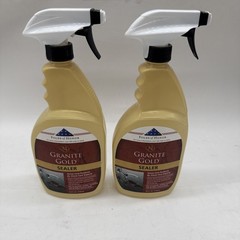 Lot of 2 Granite Gold Multi-Surface Countertop Sealer 24 oz for Granite