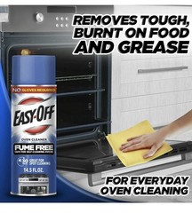 (2-Pack) Easy-Off FUME FREE Lemon Scent OVEN STAINLESS STEEL Grease CLEANER