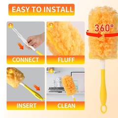 SVPSNUMSI 36 Pack Dusters Compatible with Swiffer Dusters for Cleaning, with …