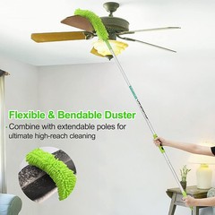 62” Car Wash Brush with Long Handle Chenille Microfiber Car Wash Mop Mitt Ki…