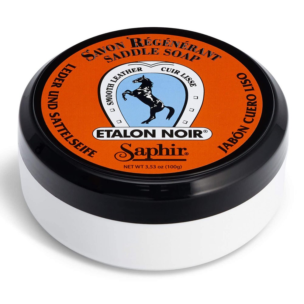 Etalon Noir Soap – Cleans, Restores and Protects Saddle Leather with Glycerin…