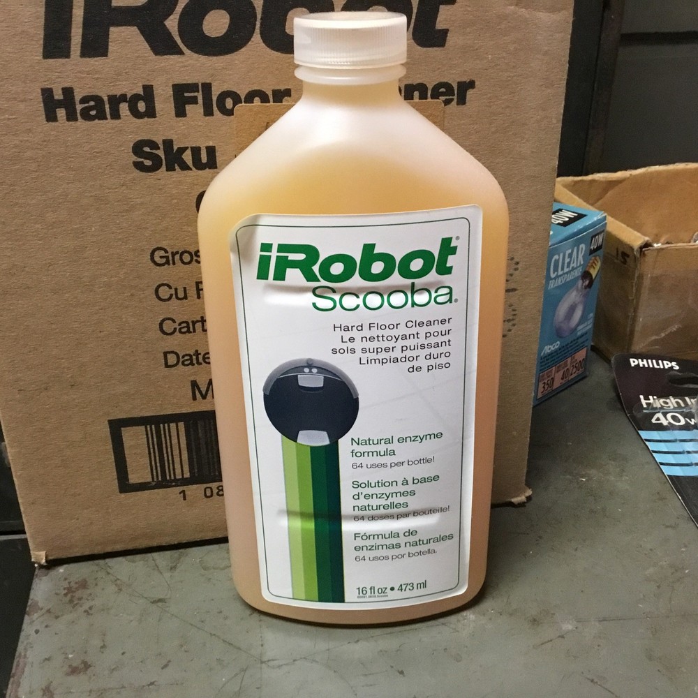 iRobot Scooba Hard Floor Cleaner Solution Natural Enzyme 16.oz 1 Bottle