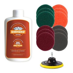 Hard Water Stain & Spot Remover 14Piece Ultimate Value Pack – Drill Brush Cle…