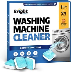 Bastion Washing Machine Cleaner, Deodorizer, & Descaler – 24 pack