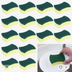 Cleaning Tools ￼ 20pcs Dishwashing Sponge Kitchen Nano Emery Magic Clean Rub