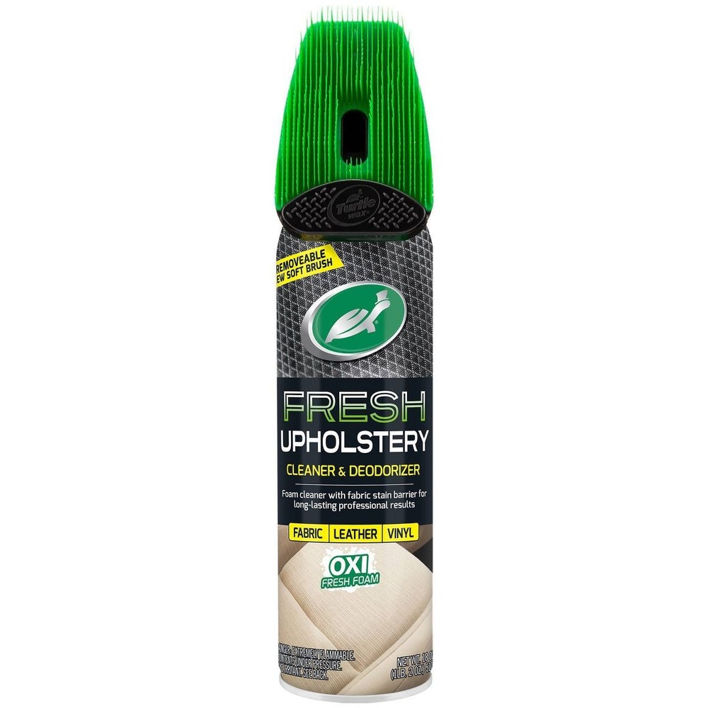 18oz Scented Foam Car Interior Wax Cleaner With Cleaning Brush