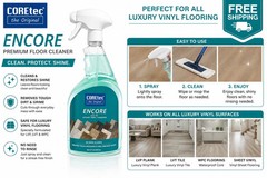 Luxury Vinyl Floor Cleaner Coretec Encore Care 2 Pack Wood Floor Formula