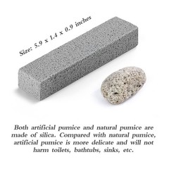 Lenicany 6Pack Pumice Stone for Toilet Cleaning Bowl 6 Count (Pack of 1), A-6
