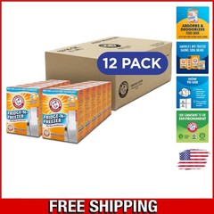 Natural Baking Soda Odor Absorbers – 12 x 14 oz for Fridge & Freezer Freshness