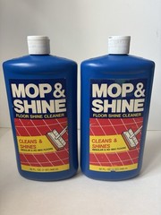 Vintage Mop & Shine Floor Cleaner 32 Oz NOS Advertising 1980’s 90’s Rare Prop