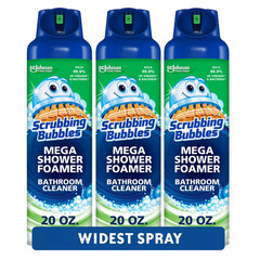 Scrubbing Bubbles Mega Shower Foamer Bathroom Cleaner 20 oz Pack of 3