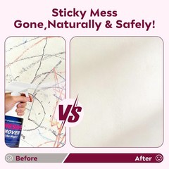 Heavy Duty Adhesive Remover Spray – Sticker Eraser for Cars, Glass, Plastic & Me