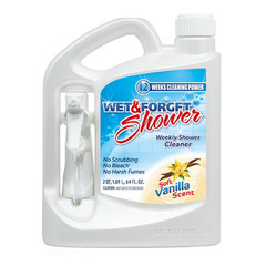 Wet & Forget 64 oz Soft vanilla essence Shower and Bathtub Cleaner Bleach-free,
