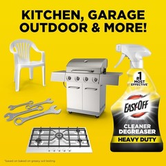 Easy-Off Heavy Duty Degreaser Cleaner Spray, Kitchen Degreaser, 32 Oz