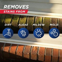 Outdoor Concentrated Mold Dirt Stain Remover Fast Acting Cleaner Second Remover