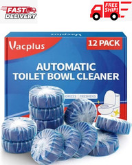 Automatic Toilet Bowl Cleaner Tablets, Bathroom Toilet Tank Cleaner (12 PACK), V