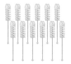 12PK Nylon Cleaning Brushes with Fan-Shaped Ends, 9.25″ – Twisted Stainless S…