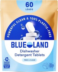 Concentrated Eco-Friendly Dishwasher Tablets (60 Count) – Stain-Fighting Action