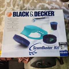 NEW FACTORY SEALED Black & Decker ScumBuster Kit SB400 Cordless Scrubber RARE