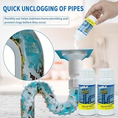 Dual Pack Wild Tornado Pipe Dredge – Effective Fast Foaming Sink Cleaner