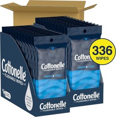 Wet Wipes Adult Flushable Septic Safe On-The-Go Pack of 24 336 Wipes
