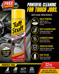 Tuff Stuff Multi Purpose Foam Cleaner 22 oz Car Detailing Upholstery Cleaner