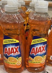 Ajax Orange Ultra Dish Washing Detergent Liquid Hand Soap 12.4oz Lot Of 2