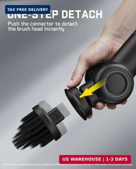 Fanttik Flip G9 Pro Electric Scrubber, VoltiPulse Motor, for Bathroom | Dual-Spe
