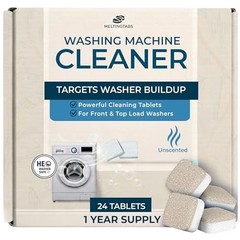 Uproot Clean Washing Machine Cleaner Tablets – 24 Pack for a 12 Month Supply. Fo