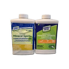 2 Bottles Klean Strip 32 oz Each Odorless Mineral Spirits Thins Cleans Interior