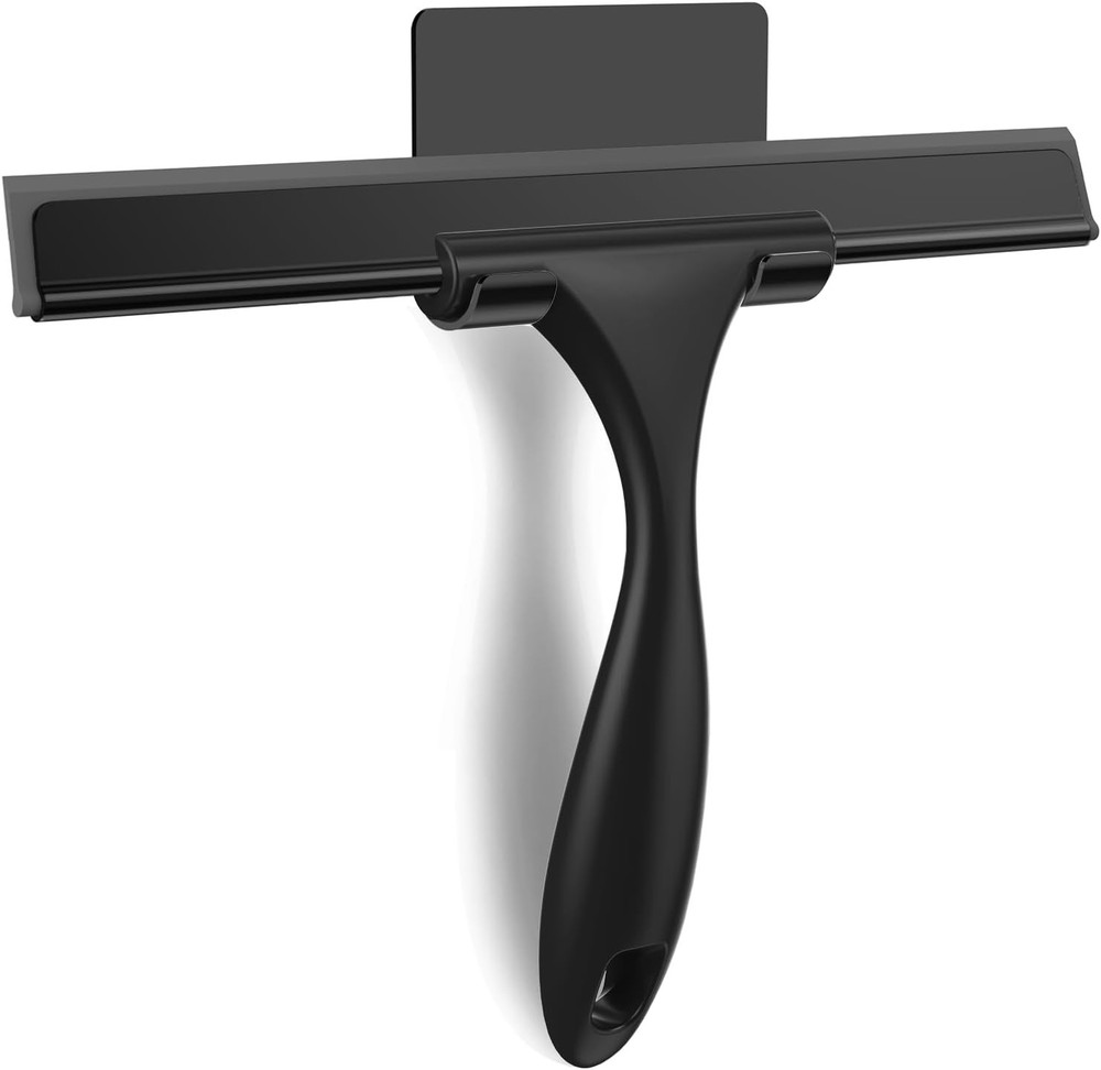 Luxury 10-Inch Shower Glass Squeegee with Non-Slip Handle – Effortless Clean
