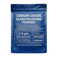 99% Cerium Oxide 7oz Glass Polishing Powder 7-9 Um Abrasive Compound Removes