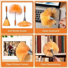 Complete 14-Piece Duster Kit with Adjustable 60-Inch Extension for High Reaches