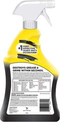 Heavy Duty Lemon Scented Degreaser Spray – 32 Oz Multi-Surface Cleaning Solution