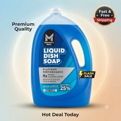 Member’s Mark Platinum Dish Soap Fresh Clean 100 Fl Oz Grease Cutting
