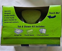 Scrubbing Bubbles Action Scrubber Tub & Shower Starter Kit 4 Pads NEW NLA