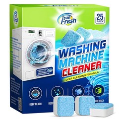 Washing Machine Cleaner Tablets 25 Pack Front Load Top Load HE Washer Clean