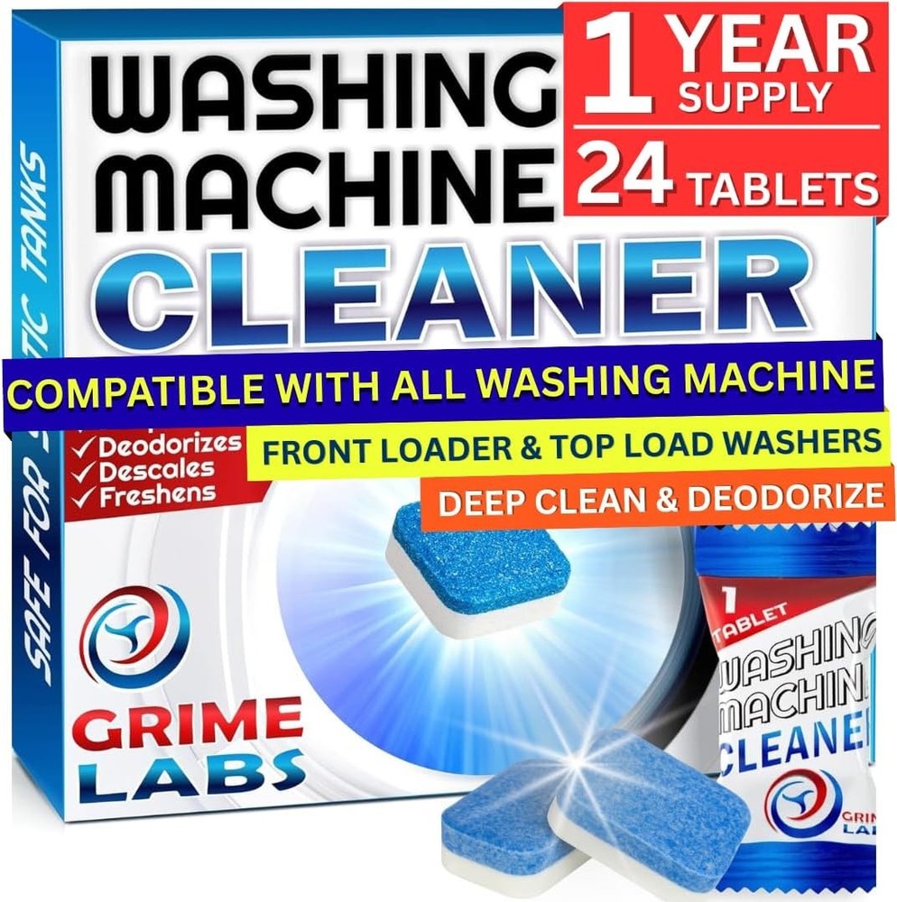 Washing Machine Cleaner Tablets – Penetrating Deep Clean Washer Cleaner Tablets