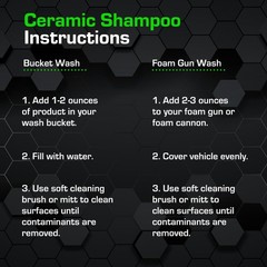 Ceramic Car Shampoo – Slick Car Wash Soap for Ceramic Coatings – pH-Balanced …
