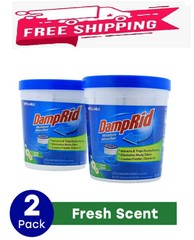 Damprid Fresh Scent 10.5 Oz. Tubs – Refillable Moisture Absorber – 2 Pack