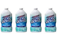 Clean Shower Daily Shower Cleaner Refill, 60 fl oz – Pack of 4