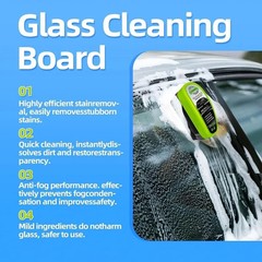 2025 New Automotive Oil Film Cleaning Brush, Clear Vision Glass Cleaner US