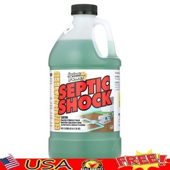 Septic Tank Shock Supercharged Enzymes Liquid Restores Drain Field Odor Control