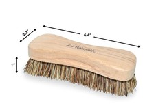 All-Natural Wooden Scrub Brush Set | Wooden Handle | Palmyra Bristle Brush fo…
