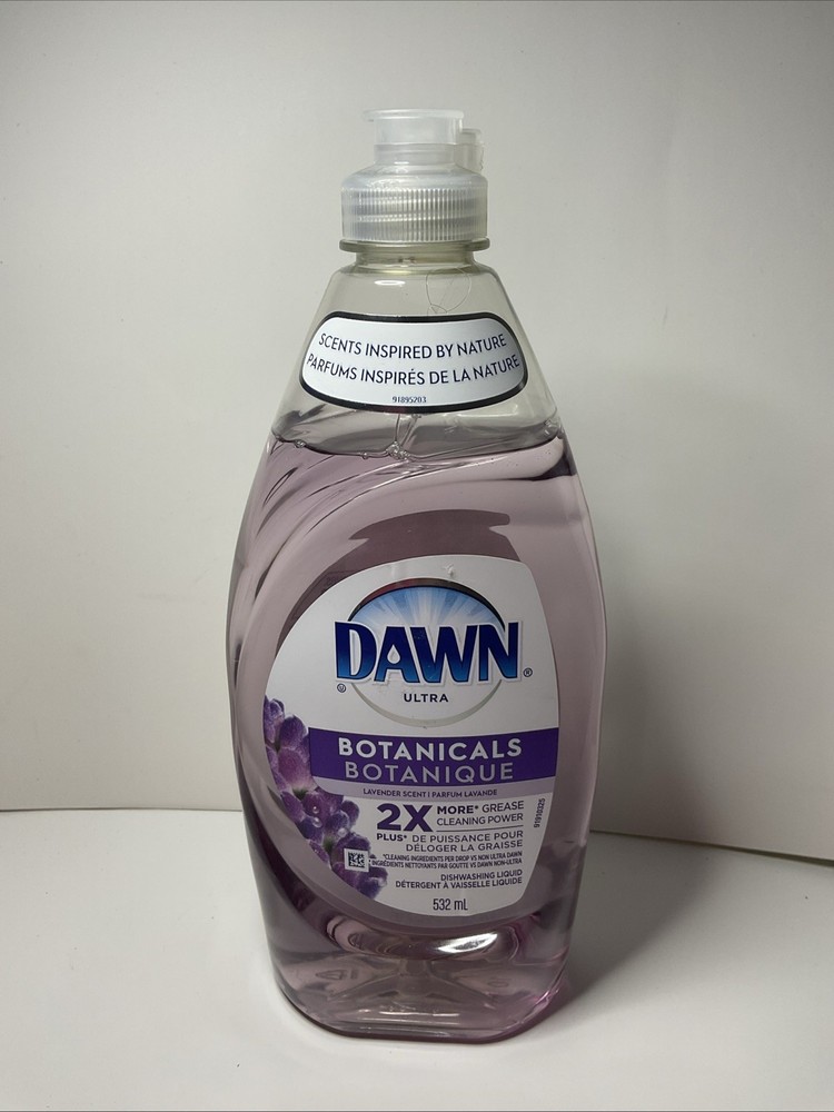 1x DAWN ULTRA BOTANICALS LAVENDER DISH WASHING LIQUID 17.98 Oz NEW